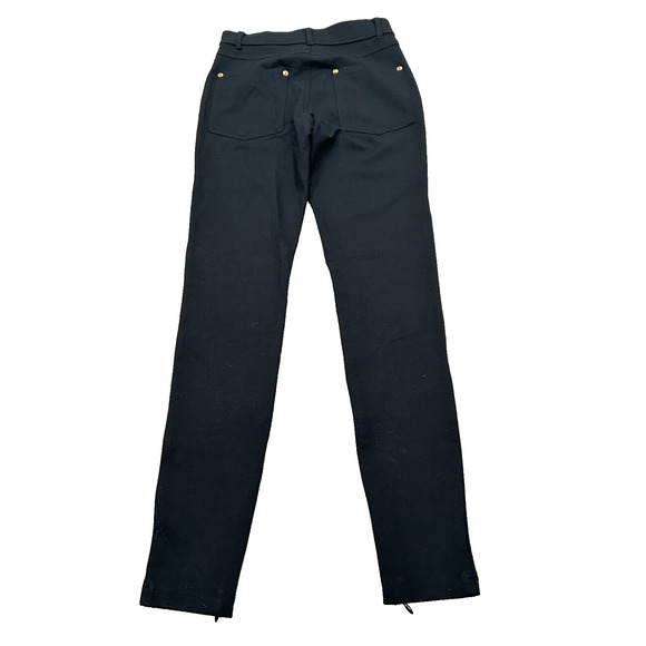 NWT Generation Love Black Dylan Ponte Skinny Ankle Pants Zipper Detail Size 00 - Picture 4 of 14